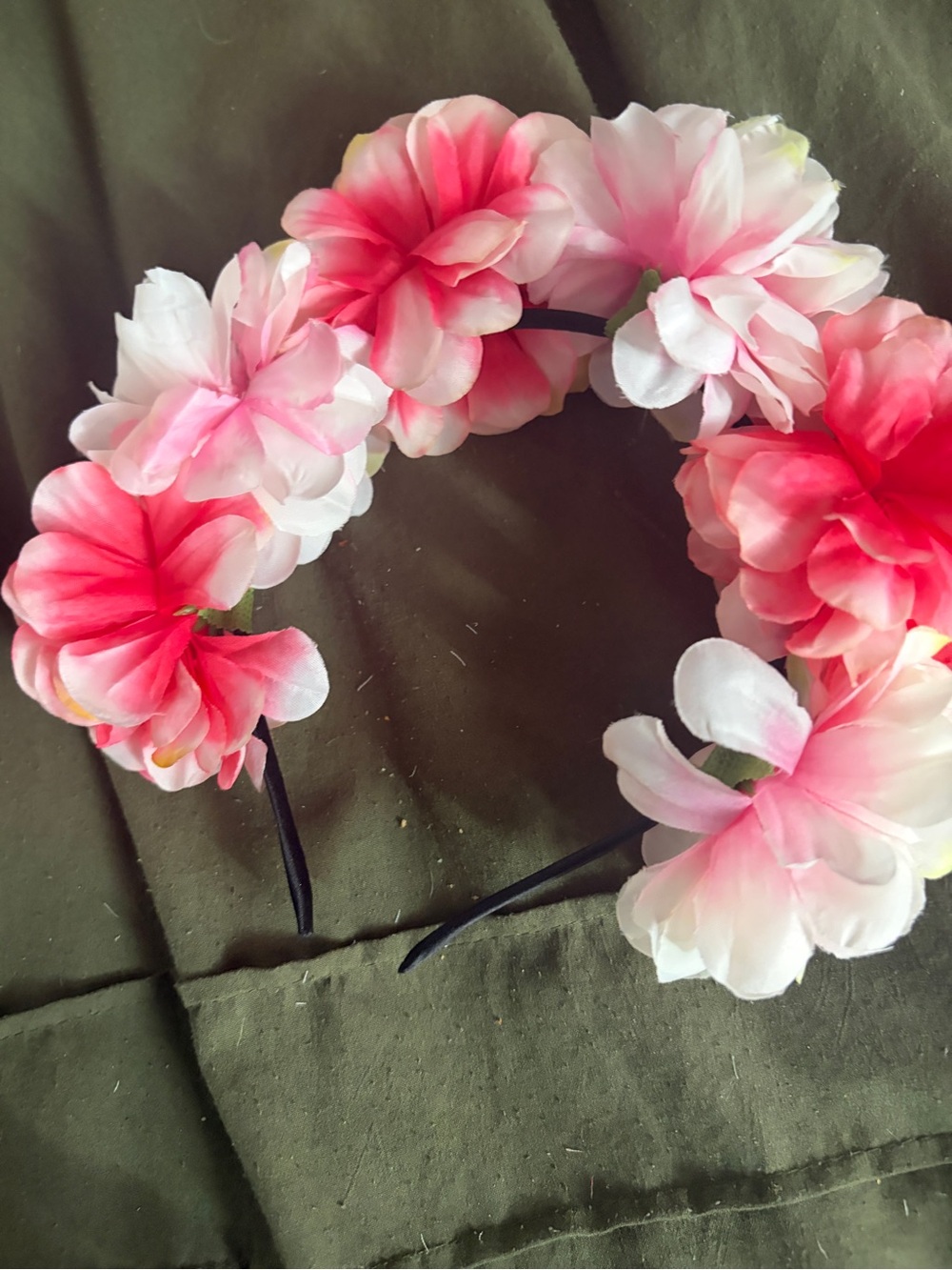 Pink Floral Headband - Women Accessories Beautiful Flowers New